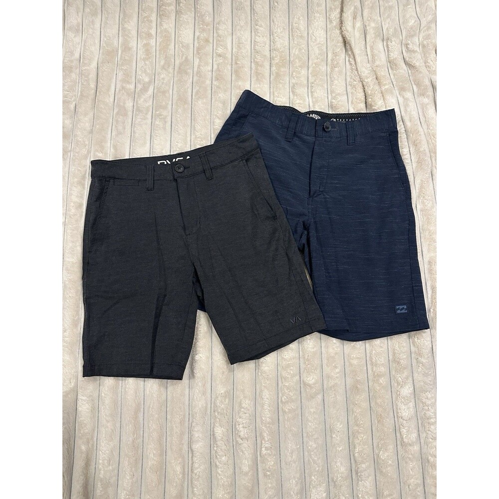 Lot of 2 Boys Shorts Size 26 RCVA/Billabong